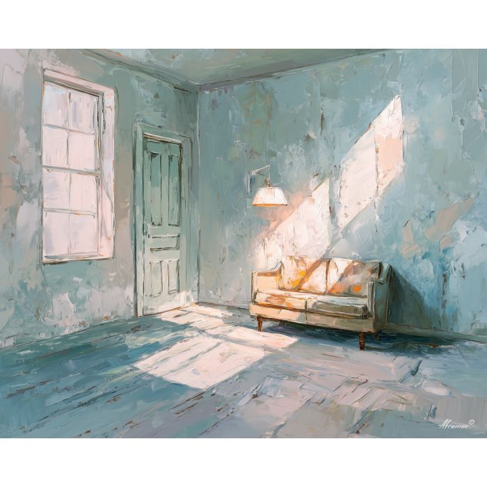 fading, passing, palette knife, oil painting, impasto, thick paint, layered pigment, scraped texture, hand painted, fine art, expressive surface, material depth, painterly, atmospheric, visual rhythm, textured painting, studio art