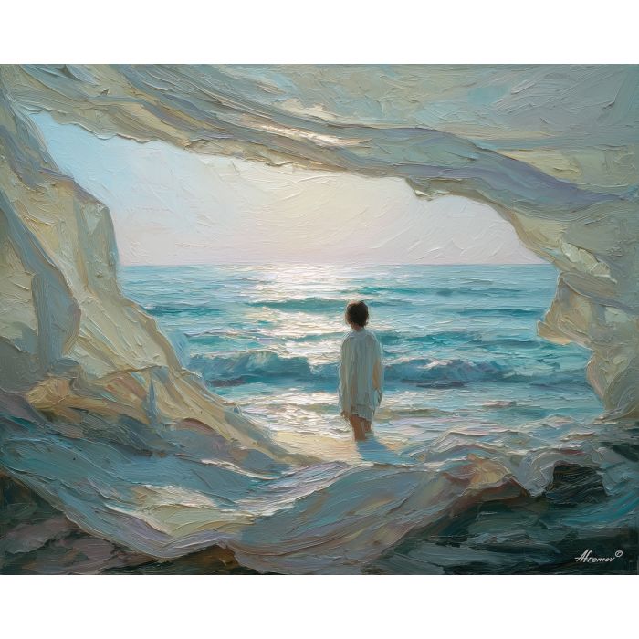 narrow, blooming, palette knife, oil painting, impasto, thick paint, layered pigment, scraped texture, hand painted, fine art, expressive surface, material depth, painterly, atmospheric, visual rhythm, textured painting, studio art