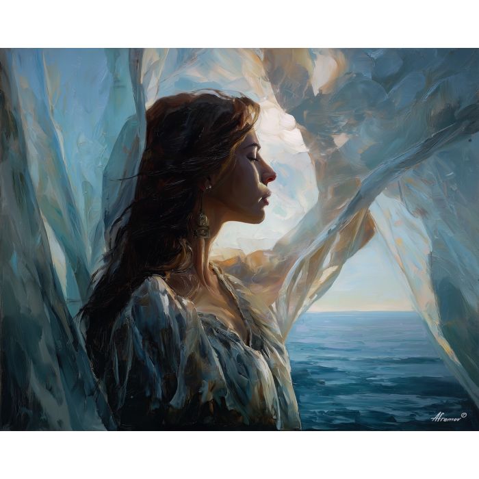 unfolding, drifting, palette knife, oil painting, impasto, thick paint, layered pigment, scraped texture, hand painted, fine art, expressive surface, material depth, painterly, atmospheric, visual rhythm, textured painting, studio art