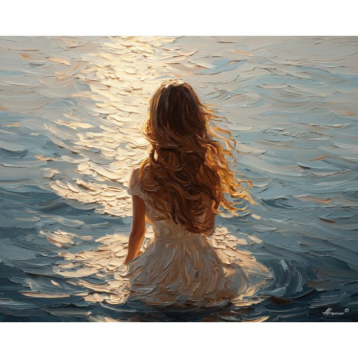 calm, light, palette knife, oil painting, impasto, thick paint, layered pigment, scraped texture, hand painted, fine art, expressive surface, material depth, painterly, atmospheric, visual rhythm, textured painting, studio art