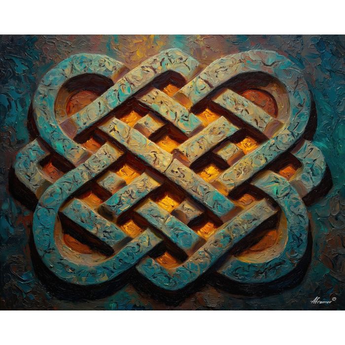 passing, unfolding, palette knife, oil painting, impasto, thick paint, layered pigment, scraped texture, hand painted, fine art, expressive surface, material depth, painterly, atmospheric, visual rhythm, textured painting, studio art