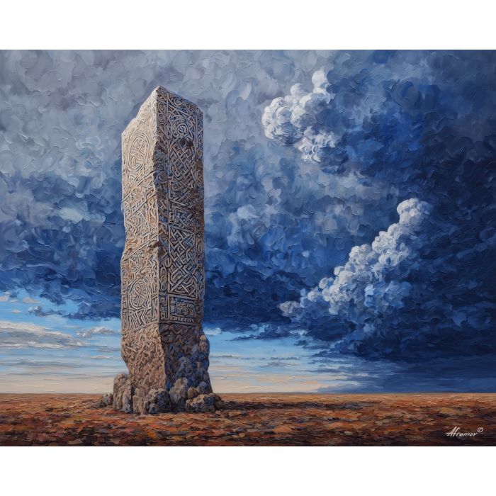 echoing, private, palette knife, oil painting, impasto, thick paint, layered pigment, scraped texture, hand painted, fine art, expressive surface, material depth, painterly, atmospheric, visual rhythm, textured painting, studio art