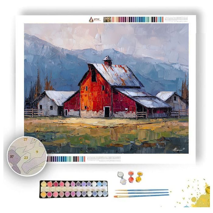 STABLE LINE - Paint by Numbers Full Kit