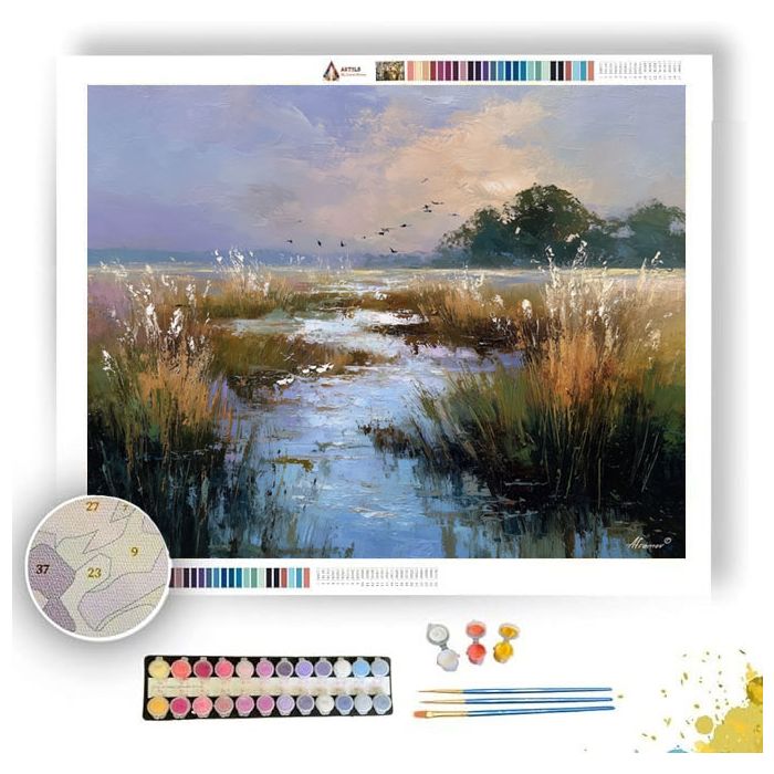 SOFT PAUSE MOMENT - Paint by Numbers Full Kit