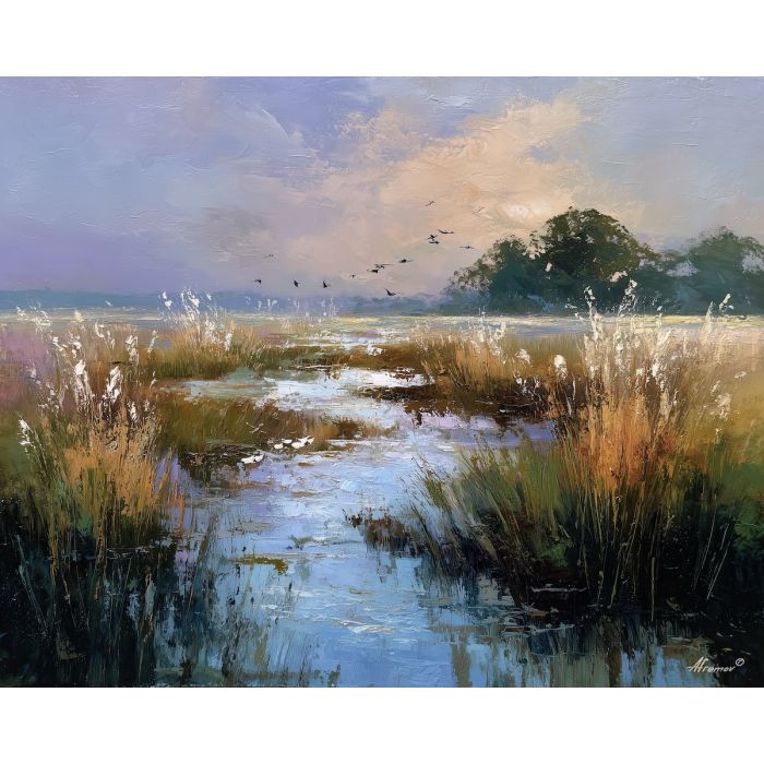 soft, pause, moment, palette knife, oil painting, impasto, textured paint, layered pigment, scraped surface, thick strokes, expressive texture, hand painted, fine art, material depth, visual rhythm, atmospheric, color control, painterly surface