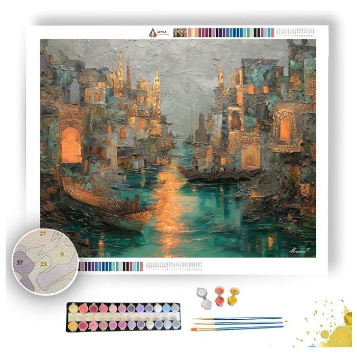 DETAILED TRACE - Paint by Numbers Full Kit