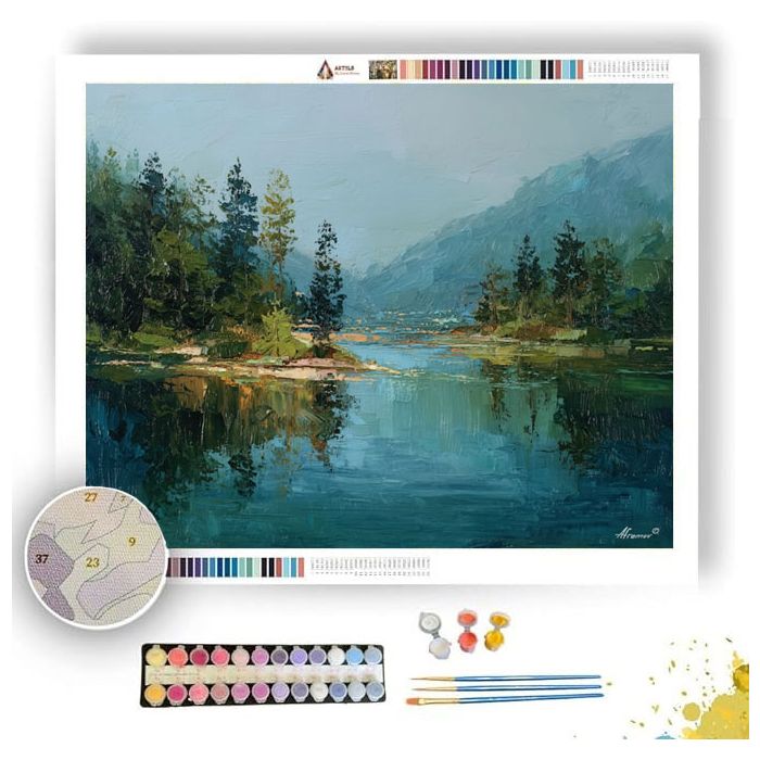 MEASURED SURFACE - Paint by Numbers Full Kit