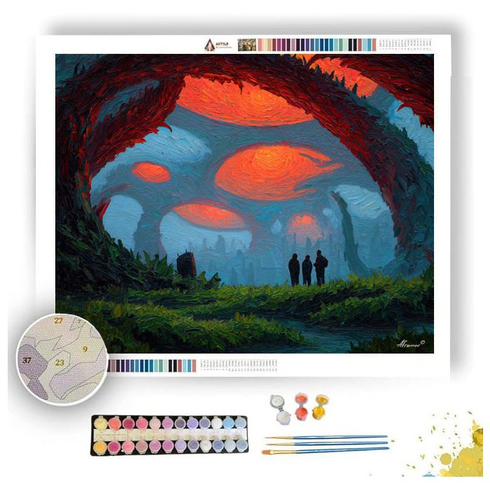 SILENT SHAPE VISION - Paint by Numbers Full Kit