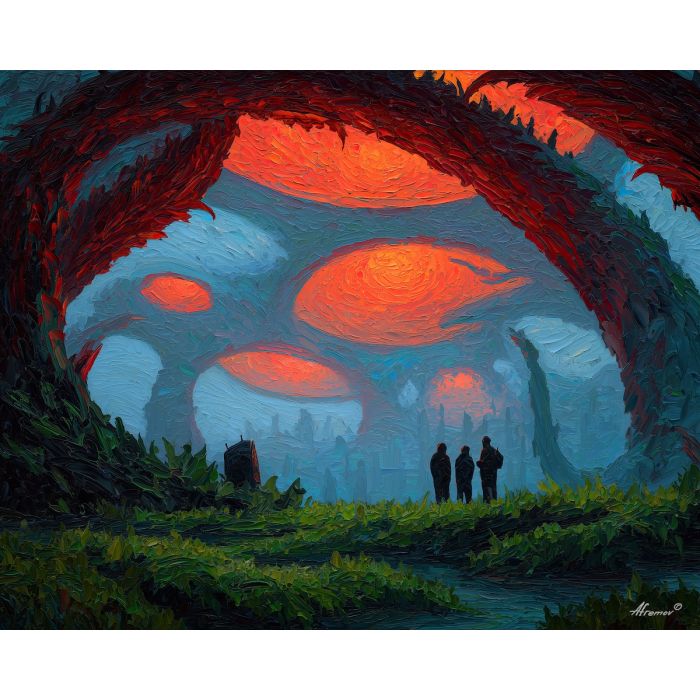 silent, shape, vision, palette knife, oil painting, impasto, textured paint, layered pigment, scraped surface, thick strokes, expressive texture, hand painted, fine art, material depth, visual rhythm, atmospheric, color control, painterly surface