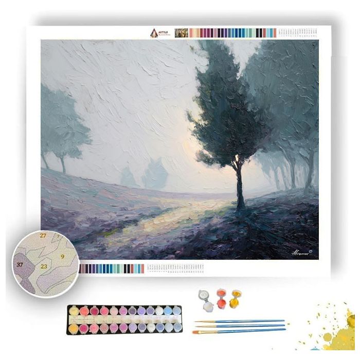 SOFT SILENCE OUTLINE - Paint by Numbers Full Kit