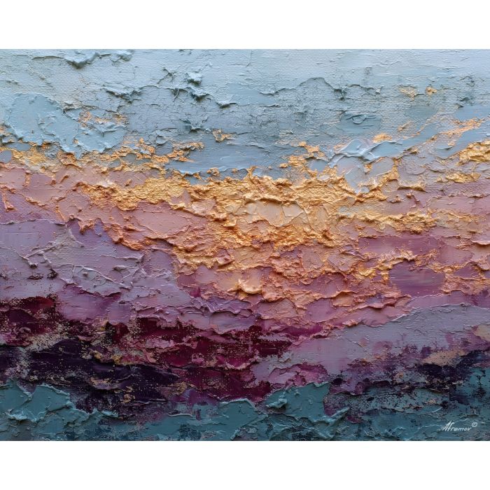 layered, mark, palette knife, oil painting, impasto, textured paint, layered pigment, scraped surface, thick strokes, expressive texture, hand painted, fine art, material depth, visual rhythm, atmospheric, color control, painterly surface