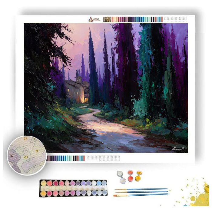 QUIET TRACE - Paint by Numbers Full Kit