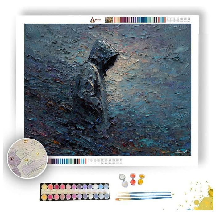 COLD OUTLINE FIGURE - Paint by Numbers Full Kit