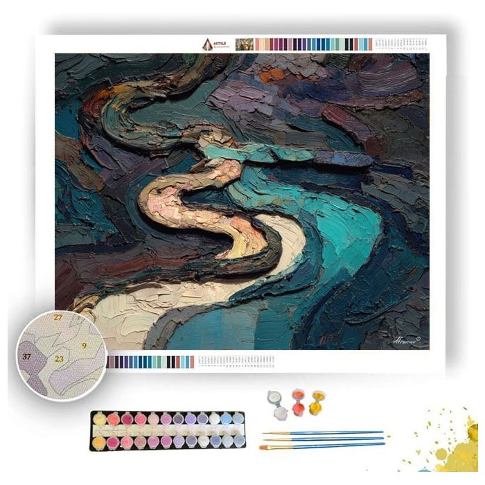 FLUID TRACK - Paint by Numbers Full Kit
