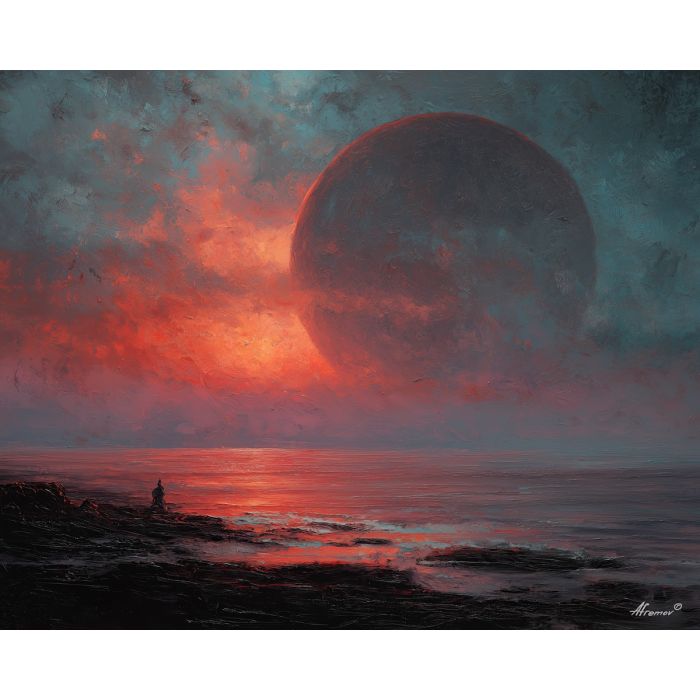 remote, form, palette knife, oil painting, impasto, textured paint, layered pigment, scraped surface, thick strokes, expressive texture, hand painted, fine art, material depth, visual rhythm, atmospheric, color control, painterly surface