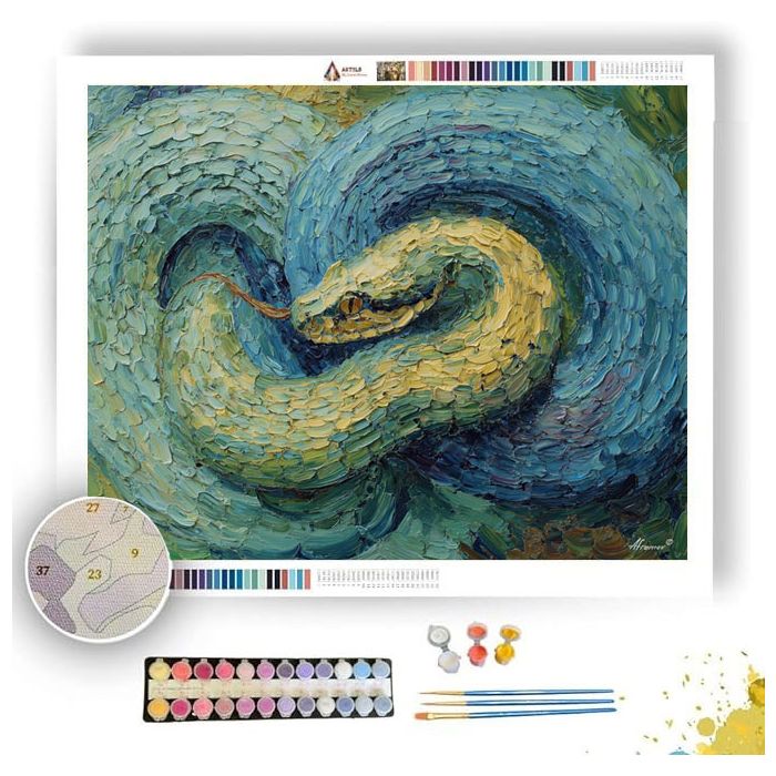 SINUOUS PRESENCE PRESENCE - Paint by Numbers Full Kit