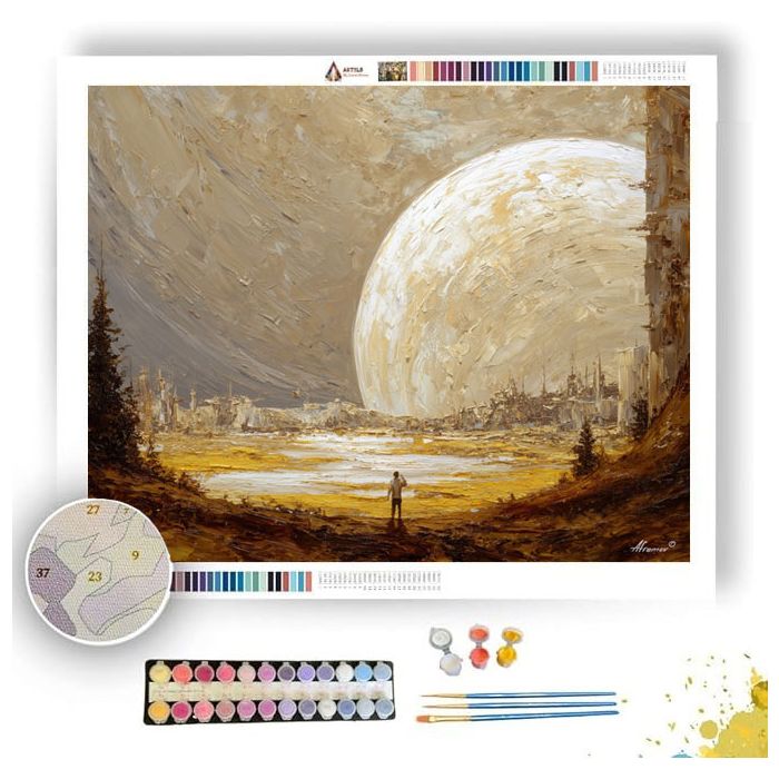 UNKNOWN VISITOR VISITOR - Paint by Numbers Full Kit