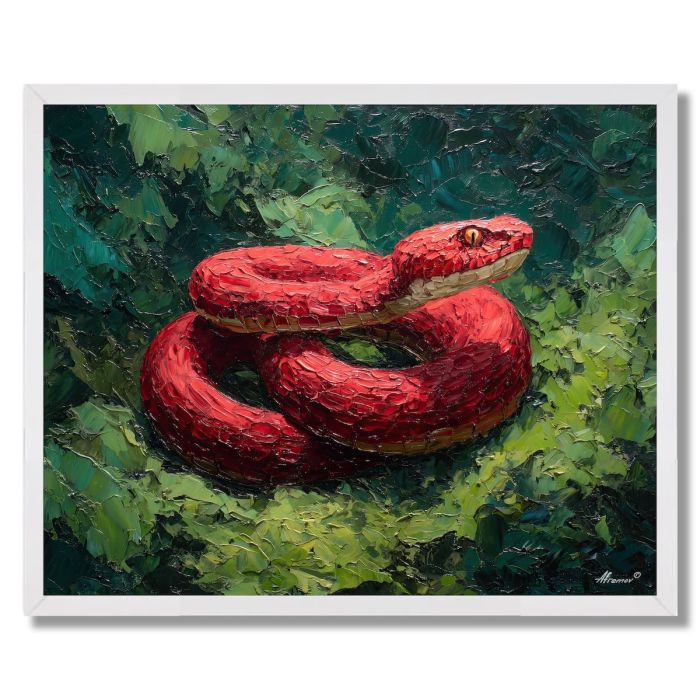 COILED STRIKE - FRAMED
