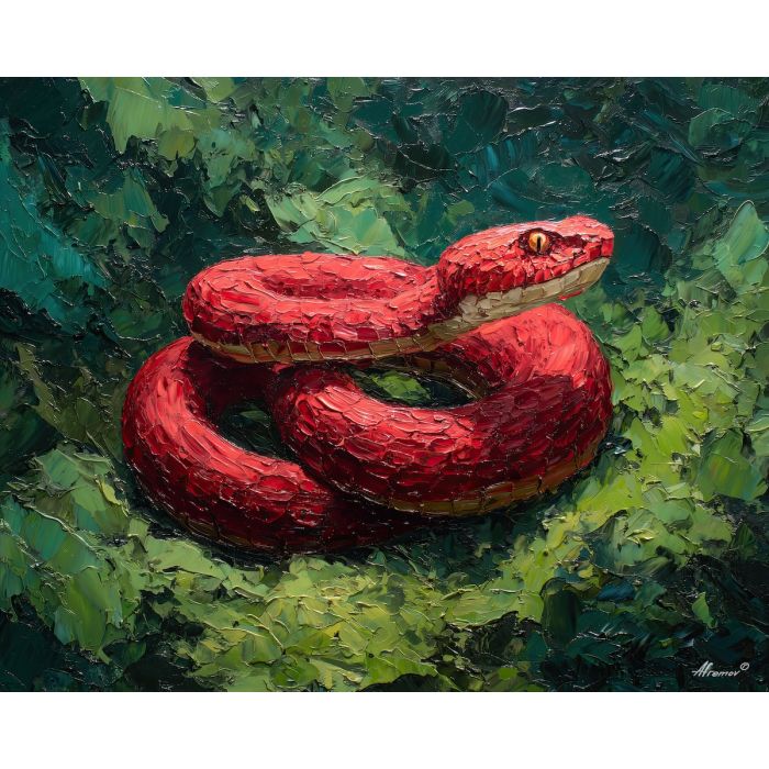 coiled, strike, palette knife, oil painting, impasto, textured paint, layered pigment, scraped surface, thick strokes, expressive texture, hand painted, fine art, material depth, visual rhythm, atmospheric, color control, painterly surface