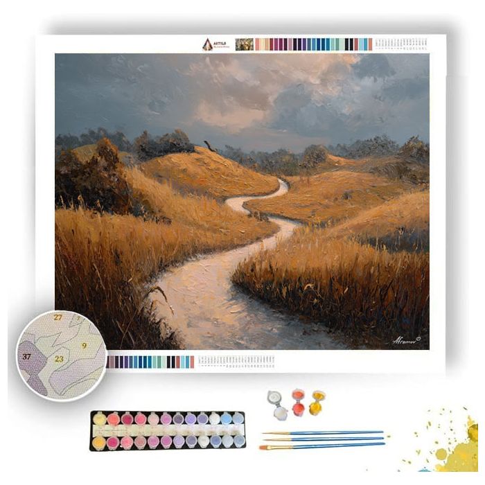SILENT PATH - Paint by Numbers Full Kit