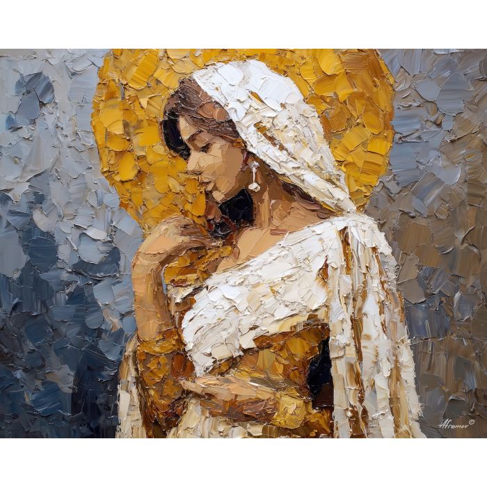 sacred, form, palette knife, oil painting, impasto, textured paint, layered pigment, scraped surface, thick strokes, expressive texture, hand painted, fine art, material depth, visual rhythm, atmospheric, color control, painterly surface