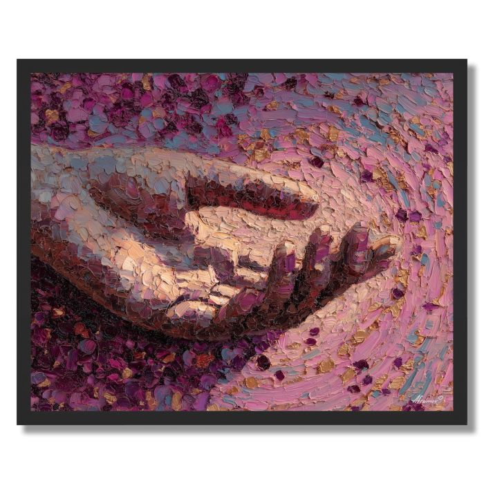 CURVED HAND - FRAMED