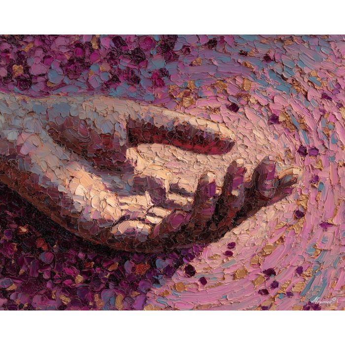 curved, hand, palette knife, oil painting, impasto, textured paint, layered pigment, scraped surface, thick strokes, expressive texture, hand painted, fine art, material depth, visual rhythm, atmospheric, color control, painterly surface