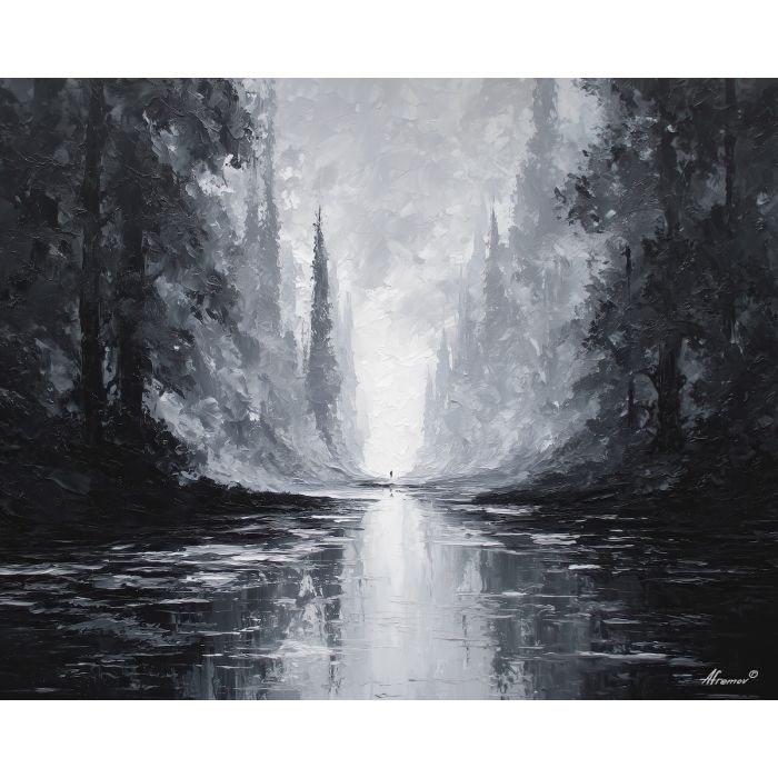 restrained, depth, palette knife, oil painting, impasto, textured paint, layered pigment, scraped surface, thick strokes, expressive texture, hand painted, fine art, material depth, visual rhythm, atmospheric, color control, painterly surface