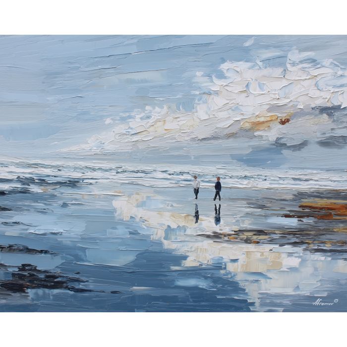 still, frame, pause, palette knife, oil painting, impasto, textured paint, layered pigment, scraped surface, thick strokes, expressive texture, hand painted, fine art, material depth, visual rhythm, atmospheric, color control, painterly surface