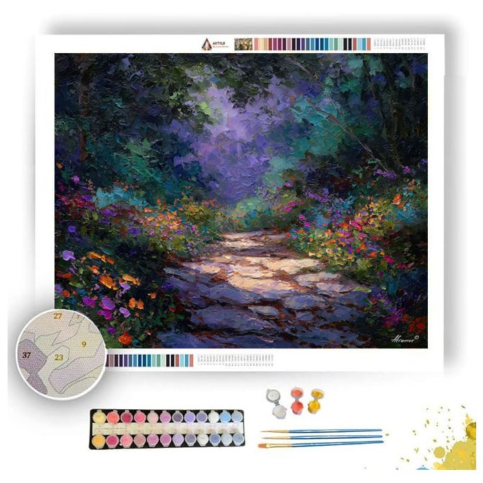 DELICATE PATH - Paint by Numbers Full Kit