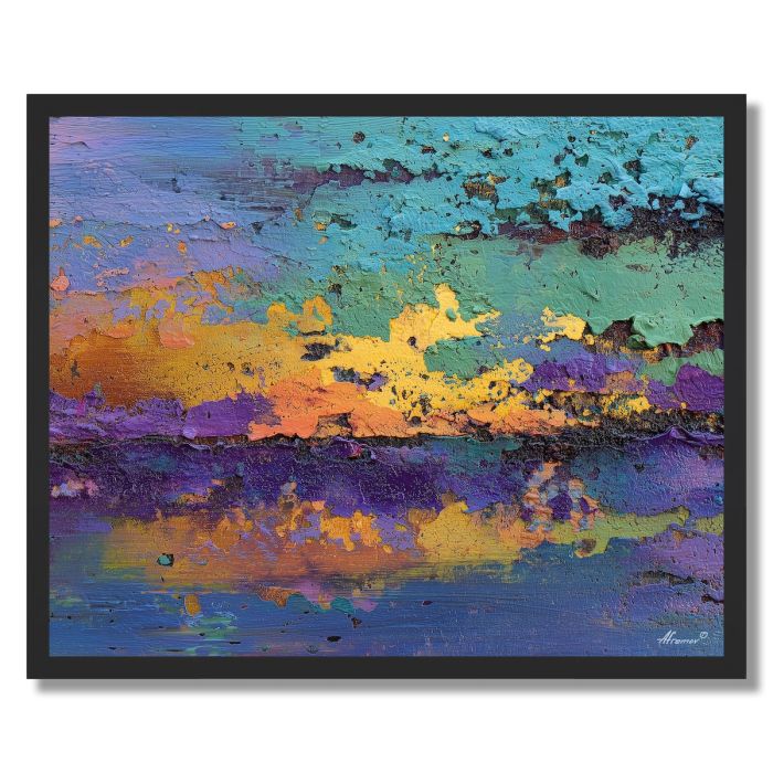ABSTRACT ECHO - FRAMED