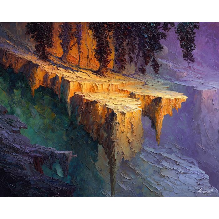 unfamiliar, vision, palette knife, oil painting, impasto, textured paint, layered pigment, scraped surface, thick strokes, expressive texture, hand painted, fine art, material depth, visual rhythm, atmospheric, color control, painterly surface