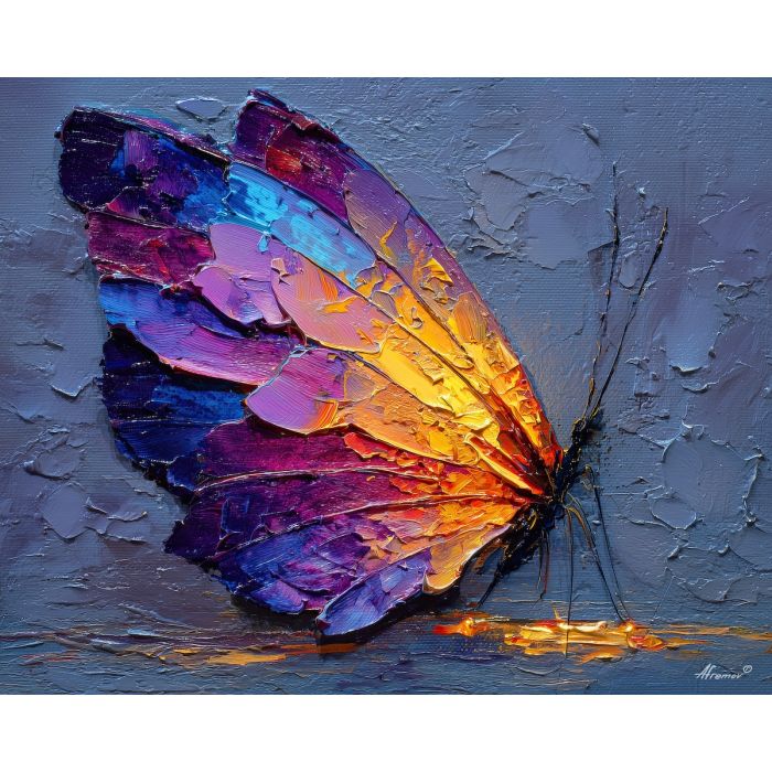 glowing, wing, palette knife, oil painting, impasto, textured paint, layered pigment, scraped surface, thick strokes, expressive texture, hand painted, fine art, material depth, visual rhythm, atmospheric, color control, painterly surface