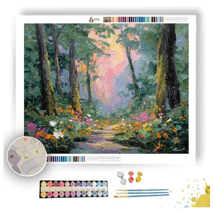 SOFT PATH GLOW - Paint by Numbers Full Kit
