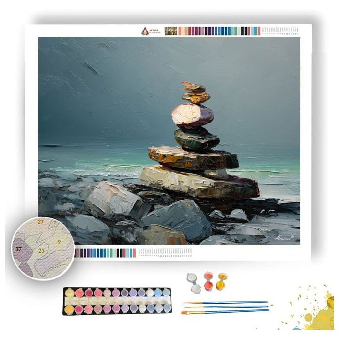 CALM SHAPE MOMENT - Paint by Numbers Full Kit