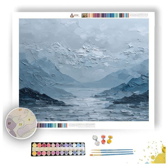 RESTRAINED RANGE GRADIENT - Paint by Numbers Full Kit