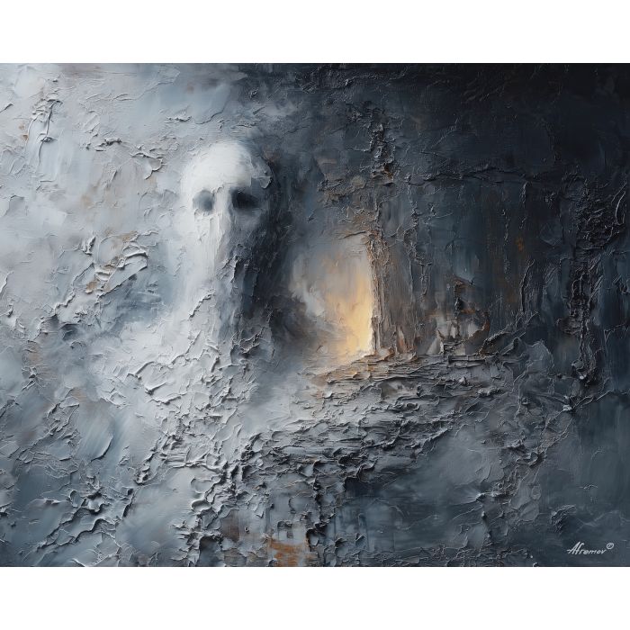 lost, breath, palette knife, oil painting, impasto, textured paint, layered pigment, scraped surface, thick strokes, expressive texture, hand painted, fine art, material depth, visual rhythm, atmospheric, color control, painterly surface