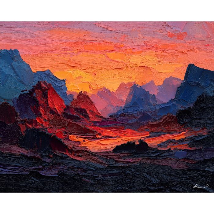 other, form, palette knife, oil painting, impasto, textured paint, layered pigment, scraped surface, thick strokes, expressive texture, hand painted, fine art, material depth, visual rhythm, atmospheric, color control, painterly surface