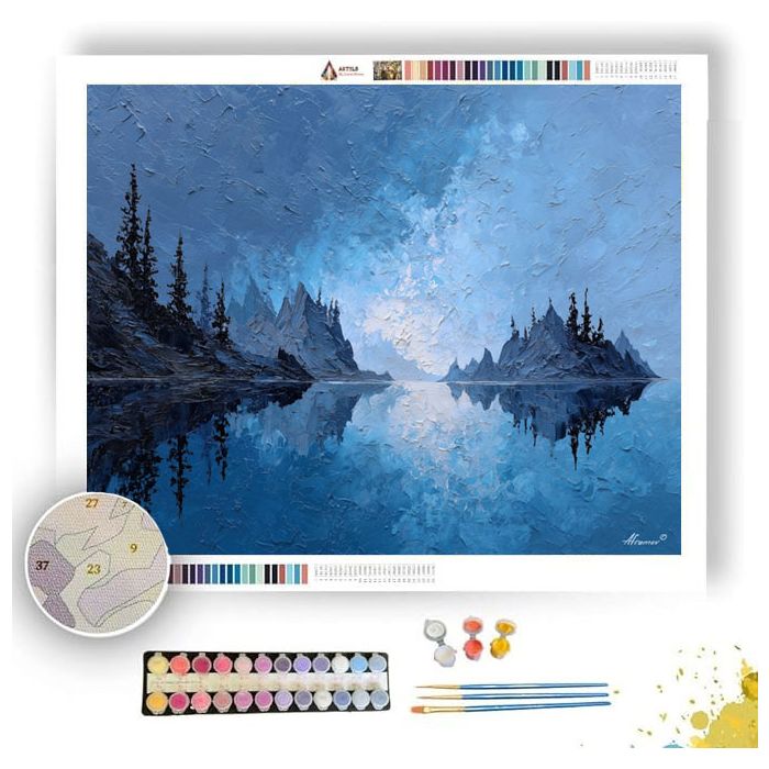 MUTED RANGE - Paint by Numbers Full Kit