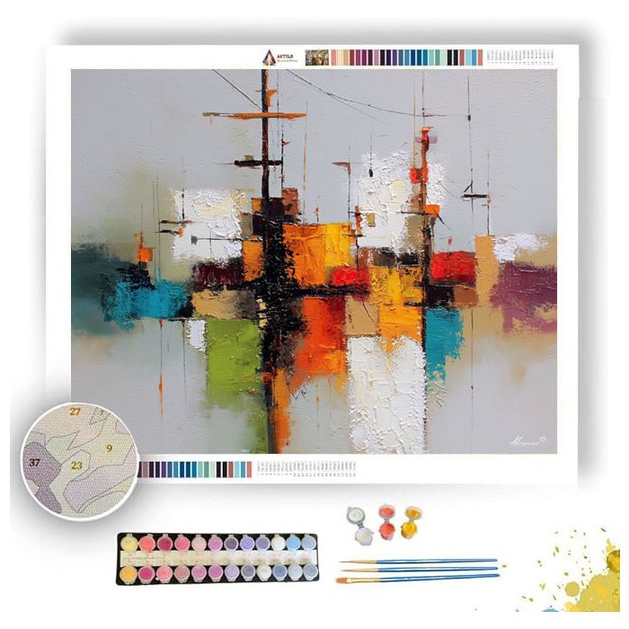 ANCHORED STRUCTURE - Paint by Numbers Full Kit
