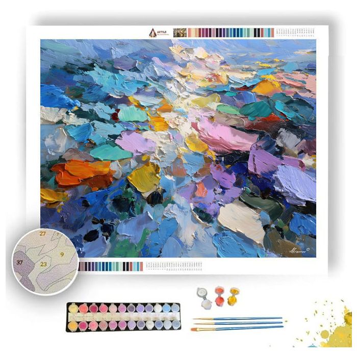 BRIGHT EXTENDED FIELD - Paint by Numbers Full Kit