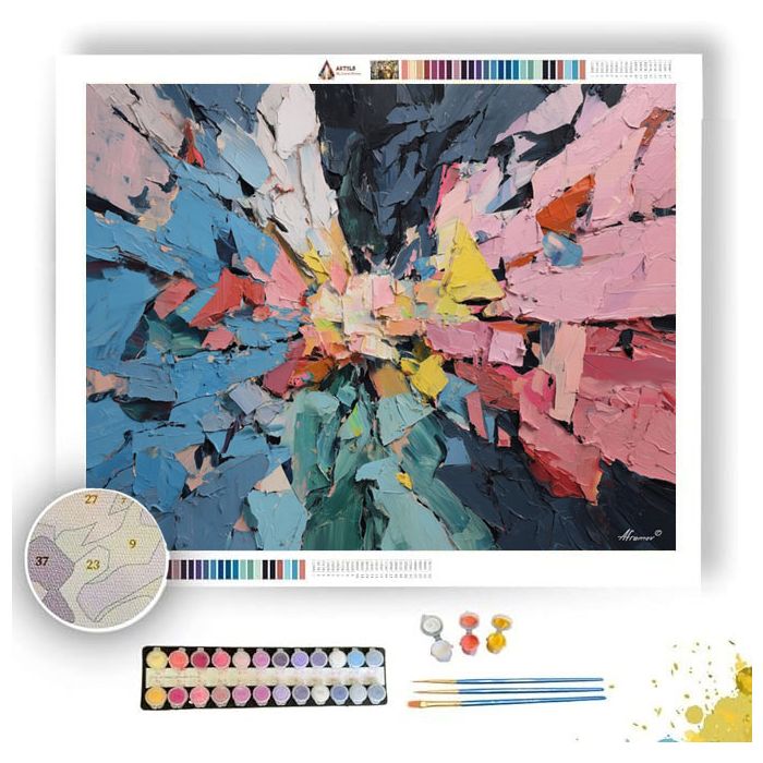 BROKEN BLOCK - Paint by Numbers Full Kit