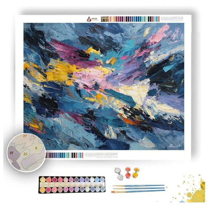 CHARGED LAYER - Paint by Numbers Full Kit