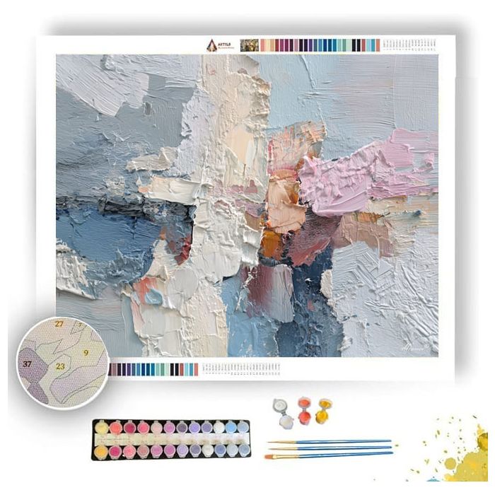 MUTED SHAPE - Paint by Numbers Full Kit