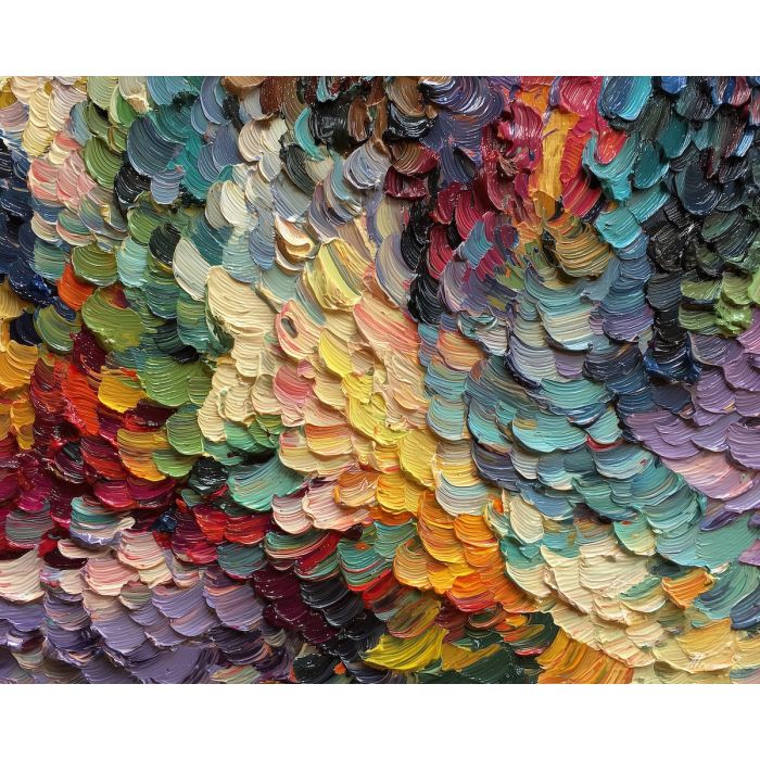 stacked, volume, oversized abstract, bold forms, palette knife, oil painting, impasto, thick paint, layered pigment, textured surface, large scale art, expressive abstraction, heavy texture, dynamic composition, painterly surface, material depth, contemporary abstract