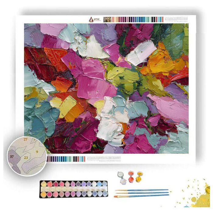 WEIGHTED SILENT SPACE - Paint by Numbers Full Kit