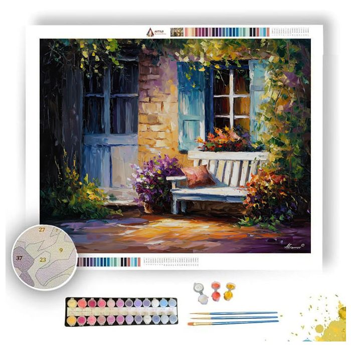 AFTERNOON REST SPACE - Paint by Numbers Full Kit