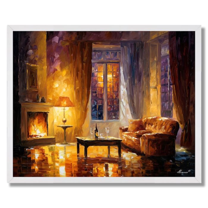 HONEY LIT EVENING - FRAMED