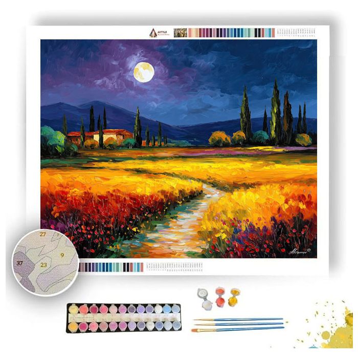 MOONFIELD CROSSING - Paint by Numbers Full Kit