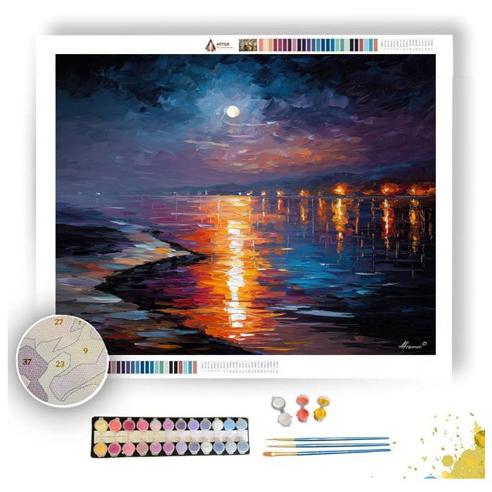MOONPATH SHORE - Paint by Numbers Full Kit